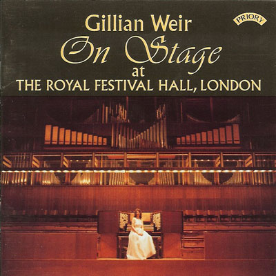 Gillian Weir On Stage at the Royal Festival Hall, London