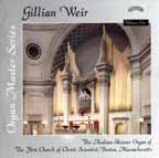 Dame Gillian Weir - Organ Master Series - 1 - the First Church of Christ Scientist, Boston